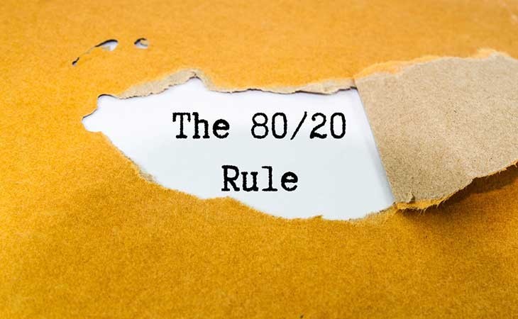 نظرة عامة عن قاعدة 20-80