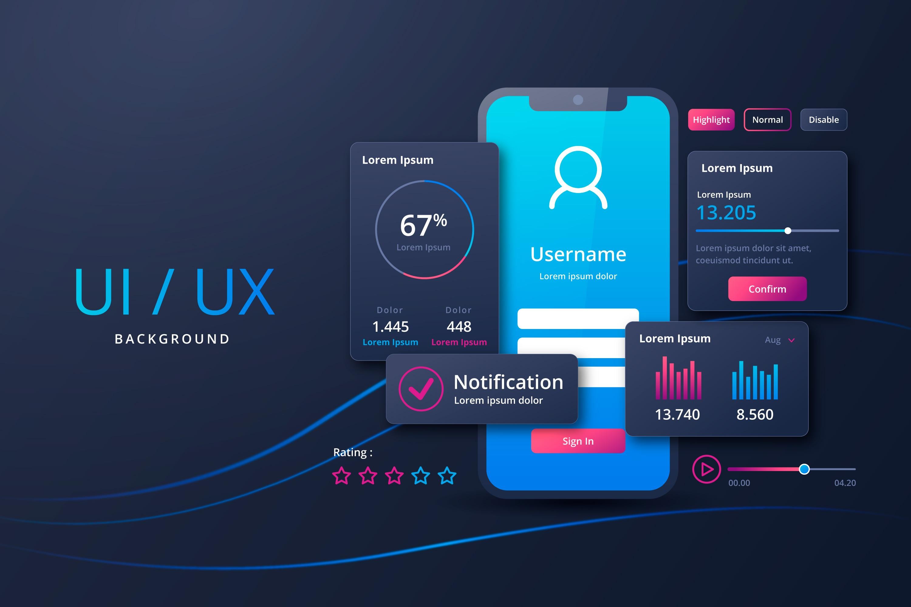 تصميم ui ux