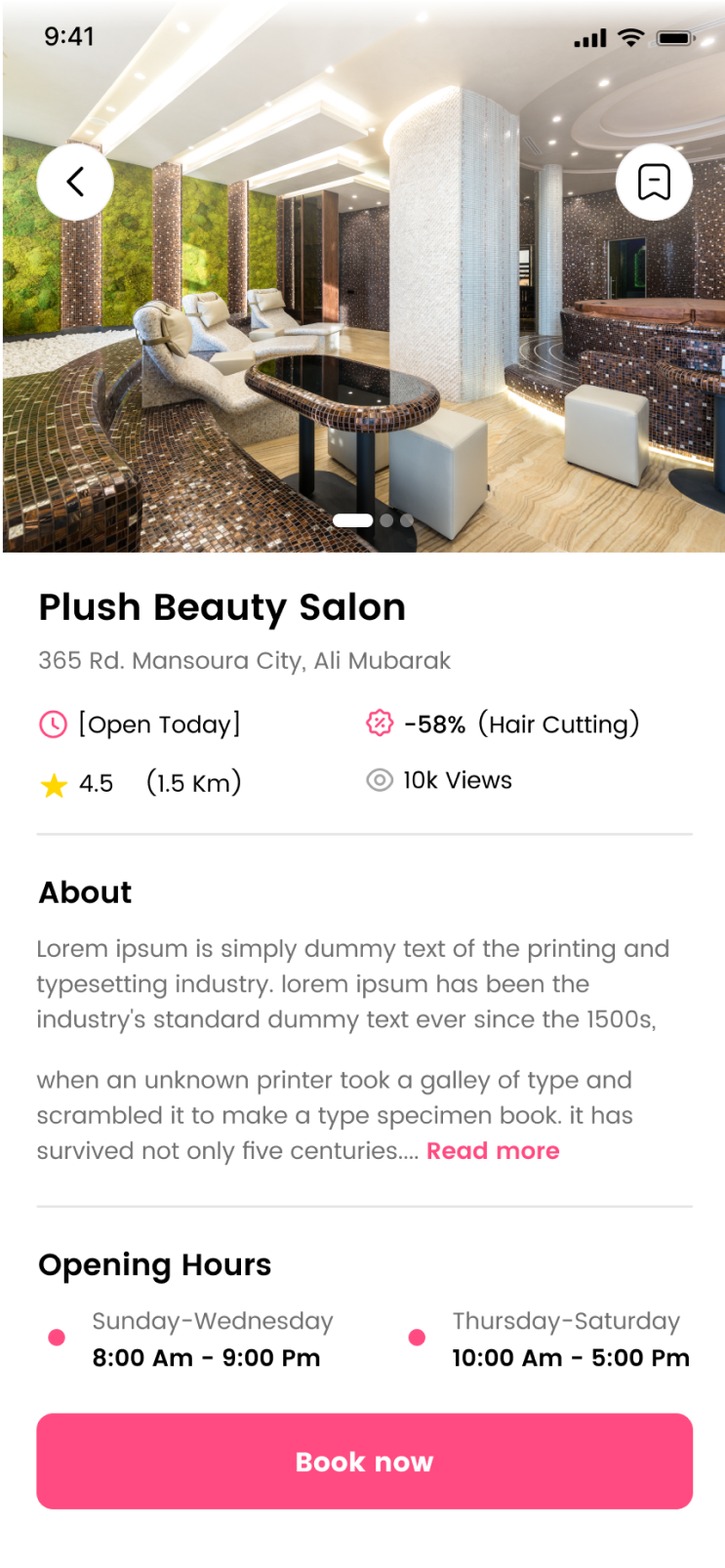 Beauty Salon System